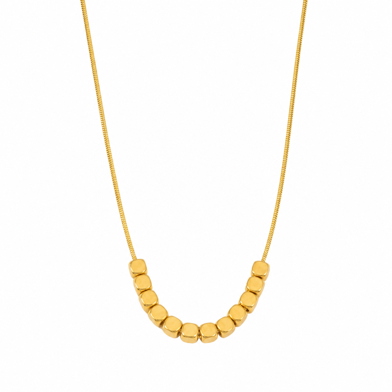 Golden Bead Necklace
