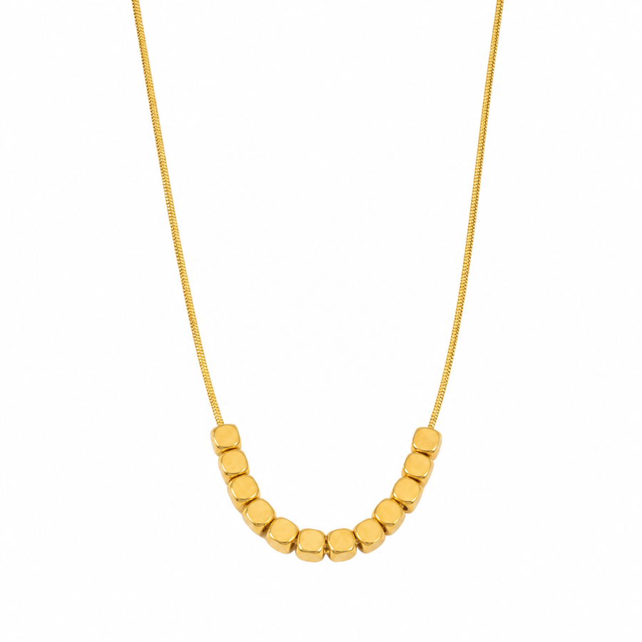 Golden Bead Necklace