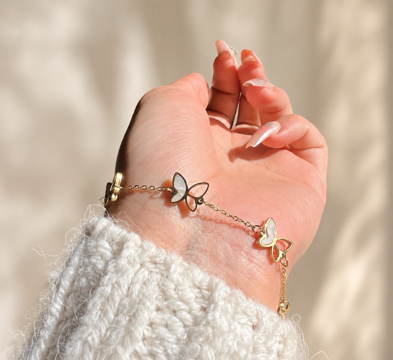 Butterfly Chain Bracelet