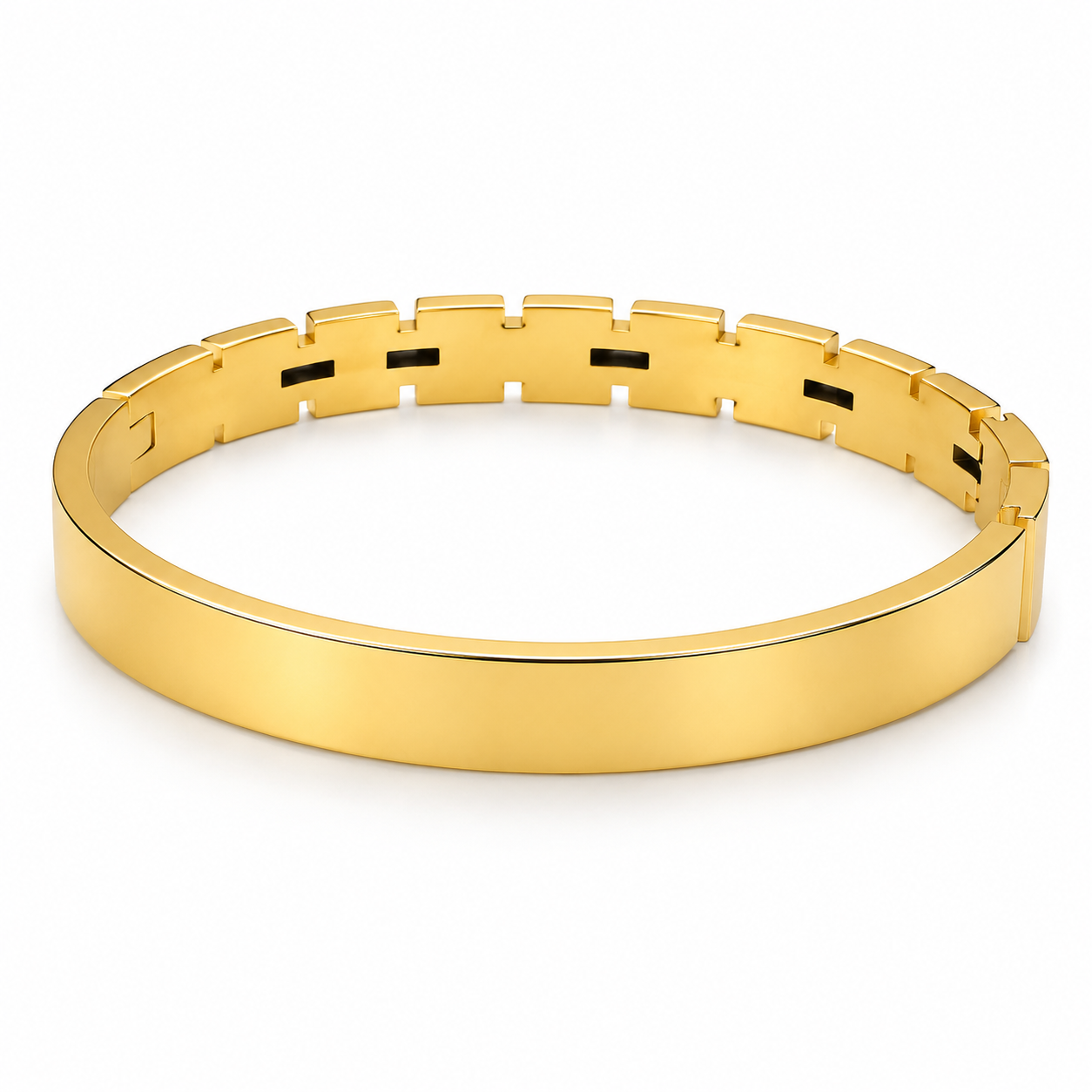 Black Stone Bangle