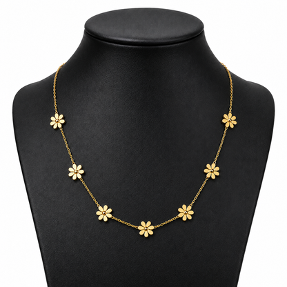 Sunflower Daisy Flower Necklace