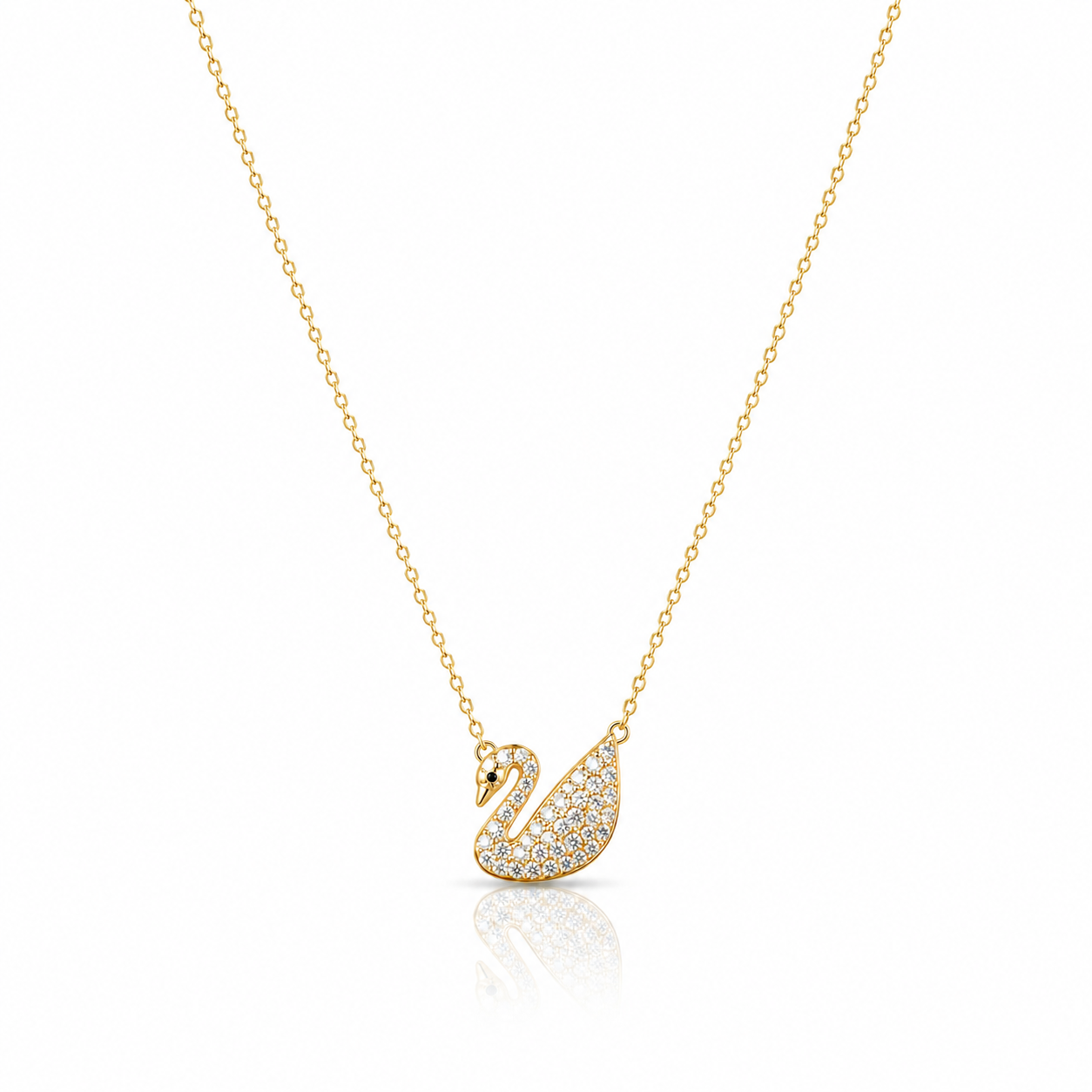 Swan Pendant Necklace
