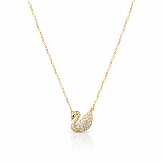 Swan Pendant Necklace