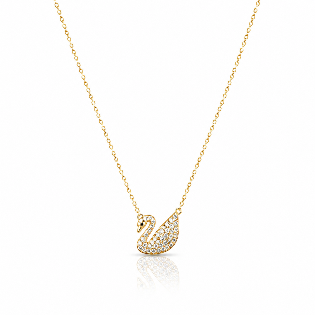 Swan Pendant Necklace