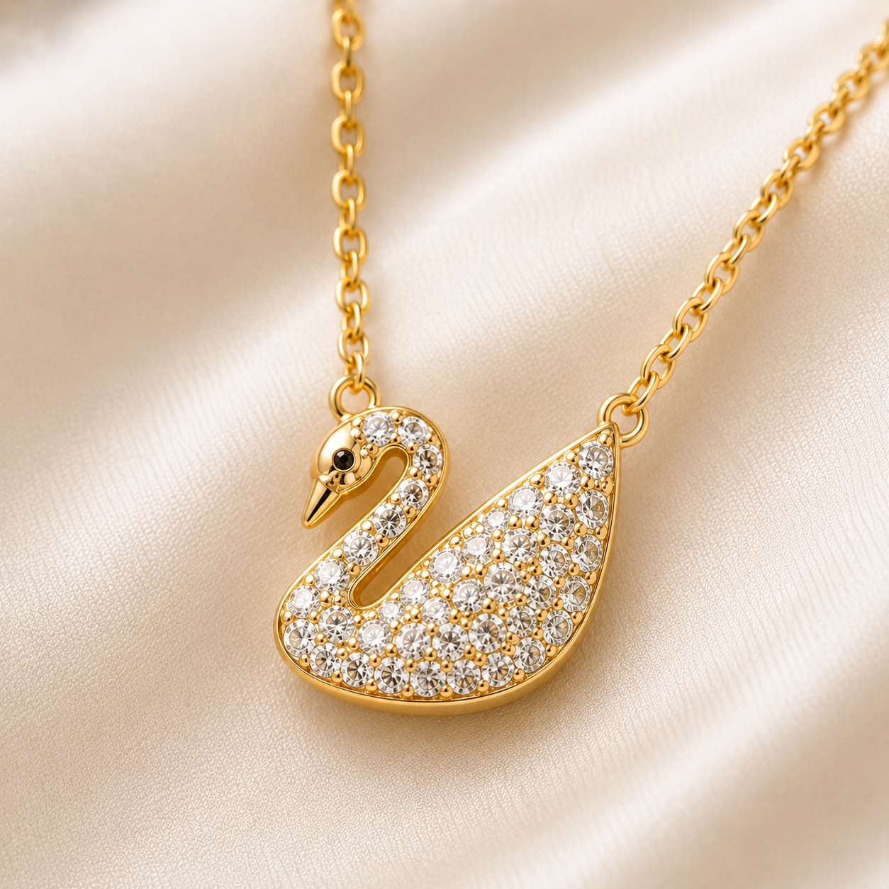 Swan Pendant Necklace