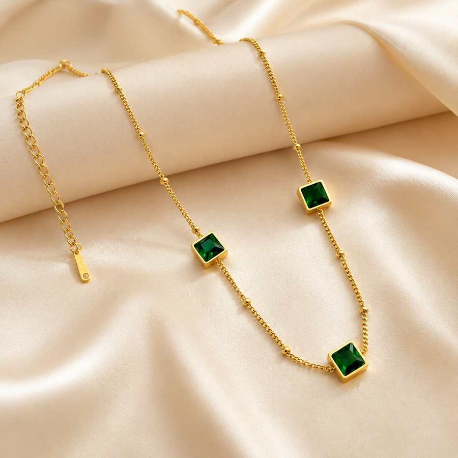 Green Stone Necklace