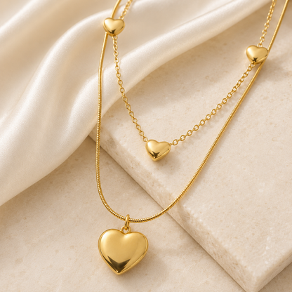 Golden Heart Necklace