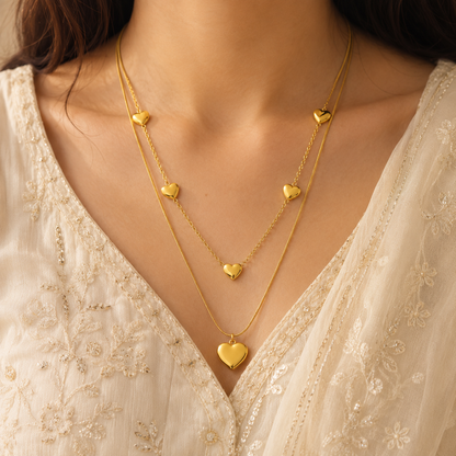 Golden Heart Necklace
