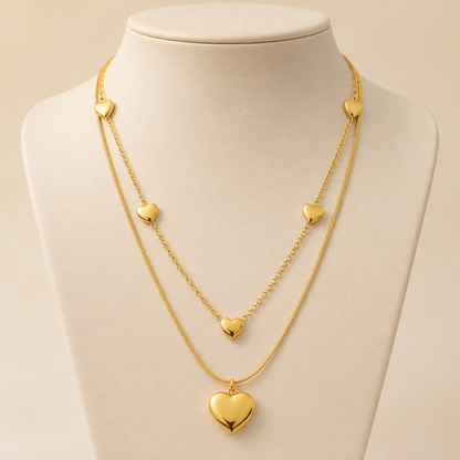 Golden Heart Necklace