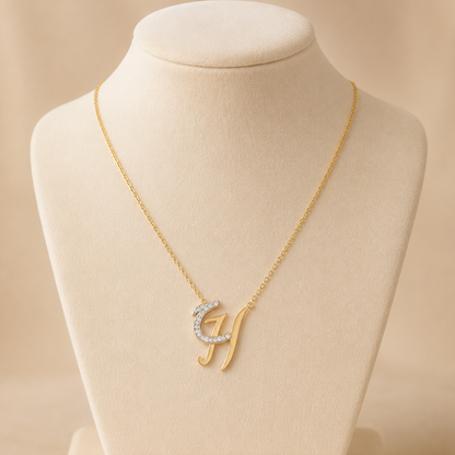 Letter Pendant Necklace