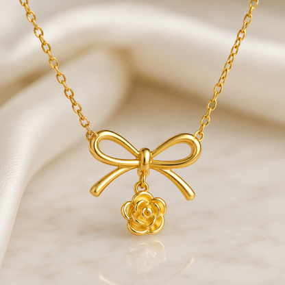 Bow Necklace