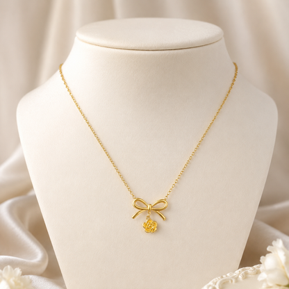 Bow Necklace