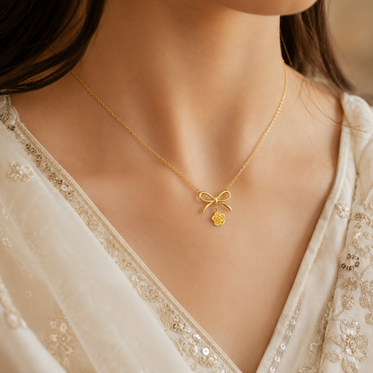 Bow Necklace