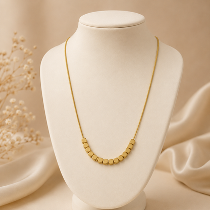 Golden Bead Necklace
