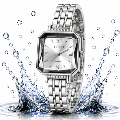 Faceted Square Bracelet Watch