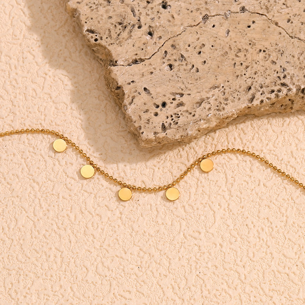 Disc Charm Bracelet