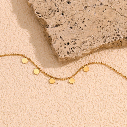 Disc Charm Bracelet