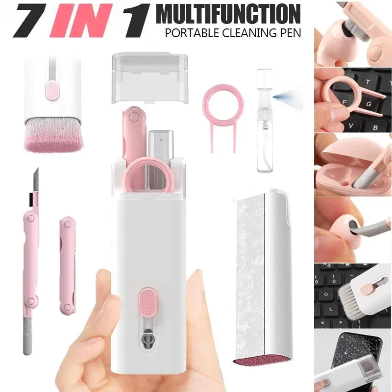 7 in 1 Multifunctional Cleaning Kit(Pink)