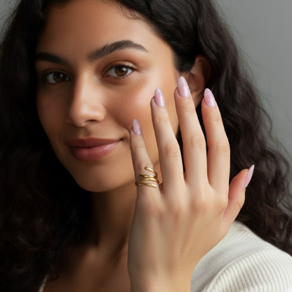 Double Layer Resizable Ring