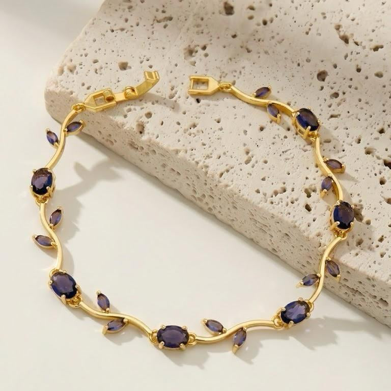 Elegant Silver Plated Tulip Bracelet for Girls/Women