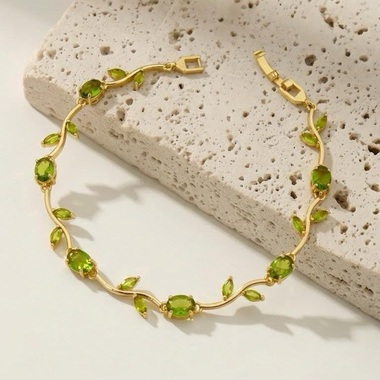 Elegant Silver Plated Tulip Bracelet for Girls/Women