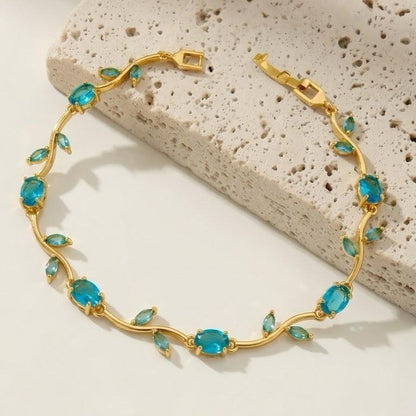 Elegant Silver Plated Tulip Bracelet for Girls/Women
