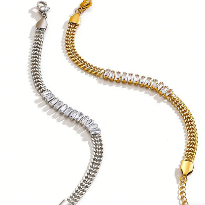 Golden Crystal Bracelet