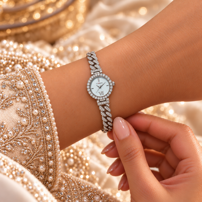 TIMEES Sparkling Jewelry-Style Watch