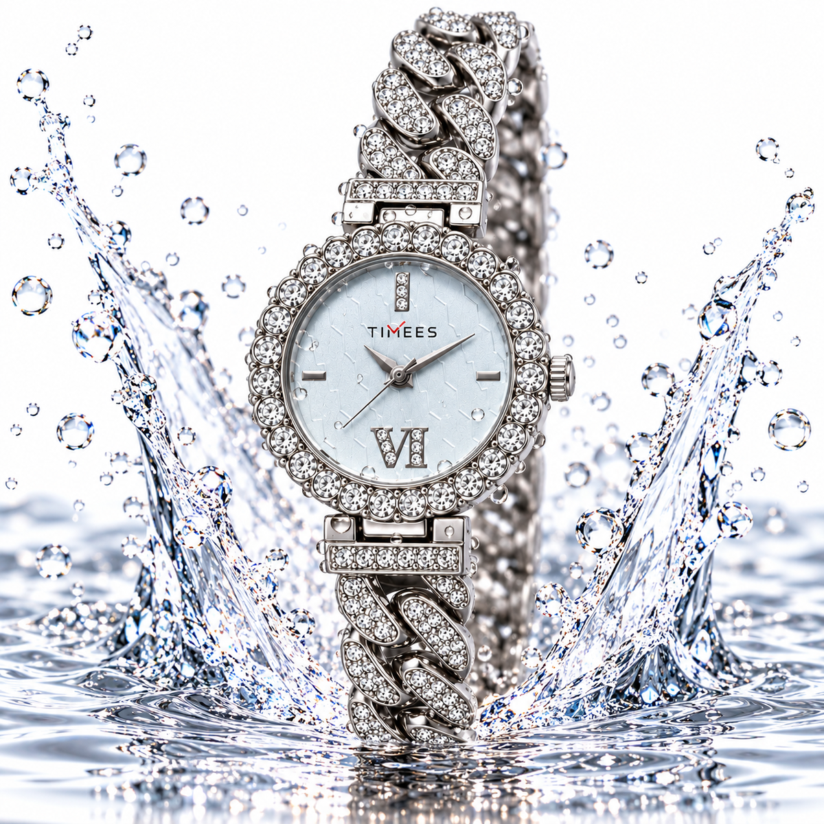 TIMEES Sparkling Jewelry-Style Watch