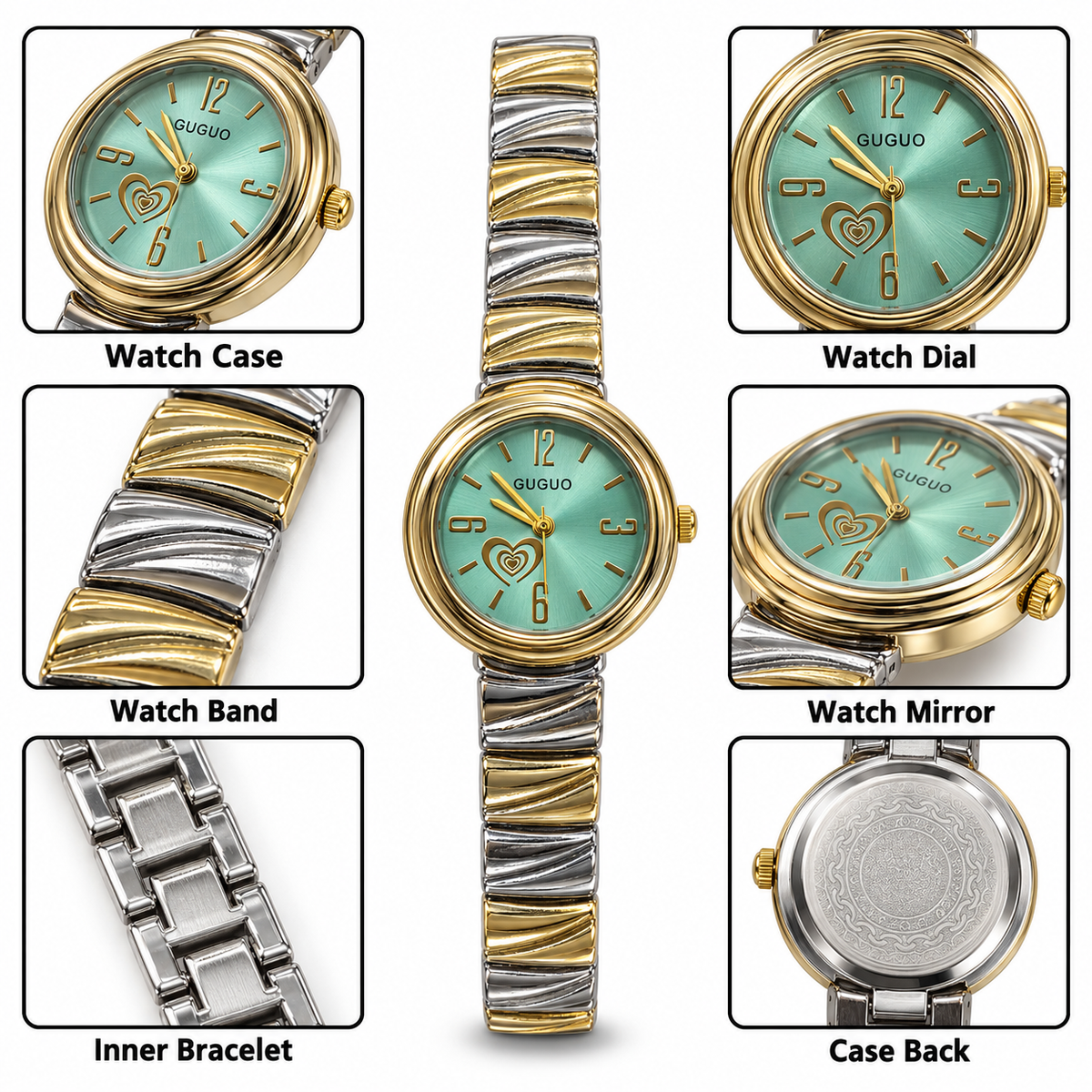 GUGUO Women’s Two-Tone Women’s Watch