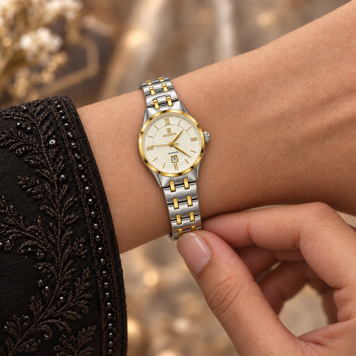 RUINITA Ivory Crown Watch