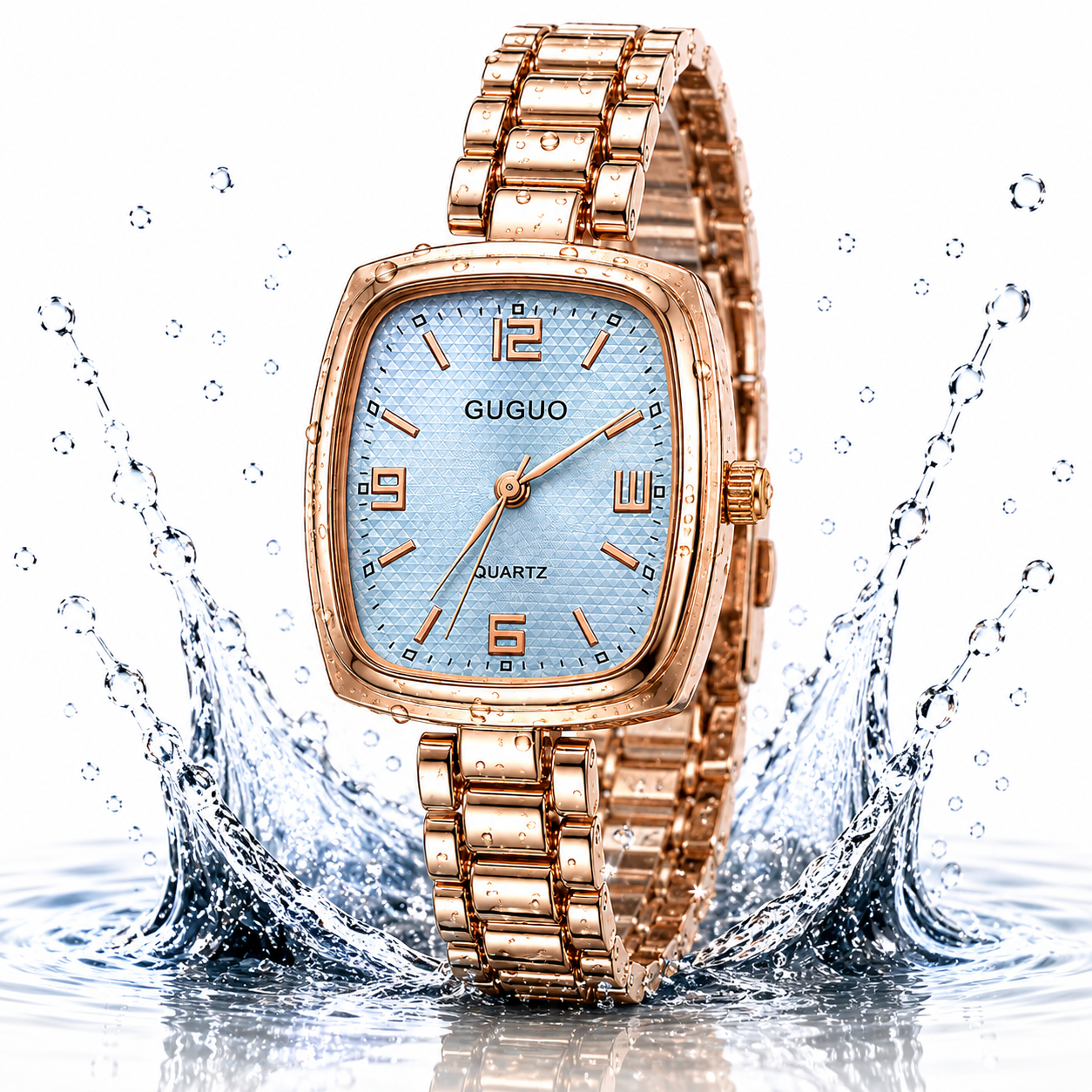 Rose Gold Quartz Watch