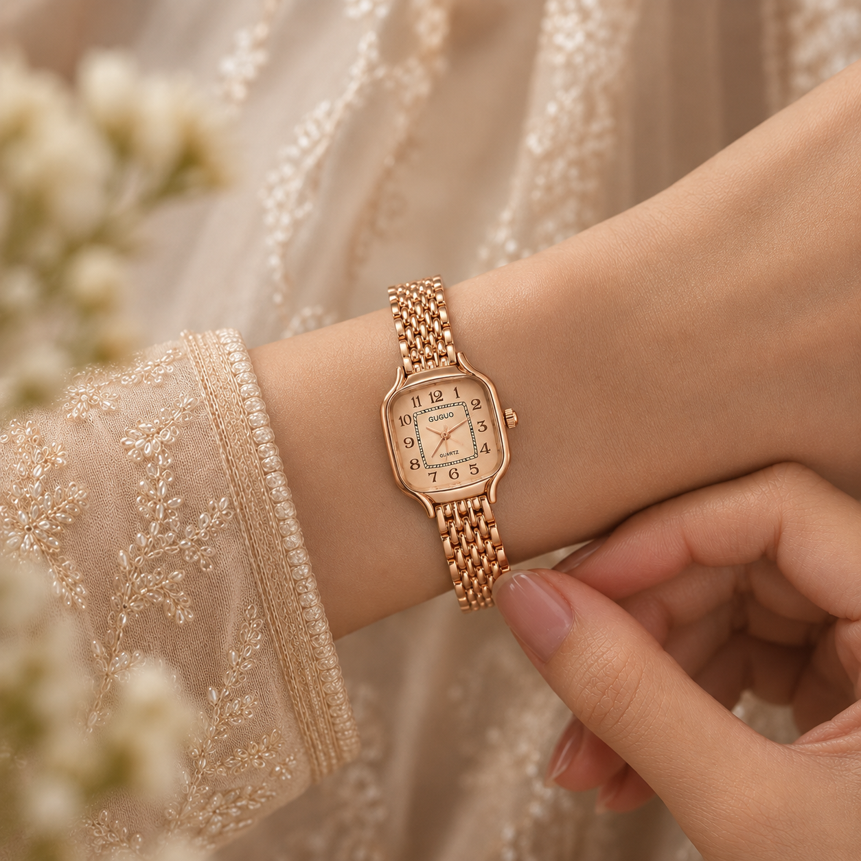Classic Retro Square Watch