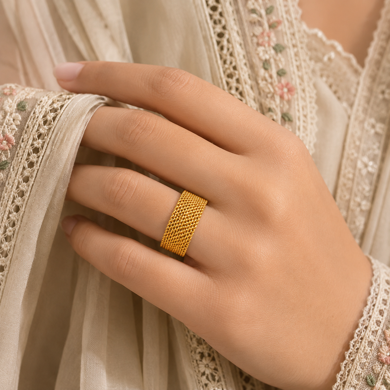 Classic Braided adjustable Ring