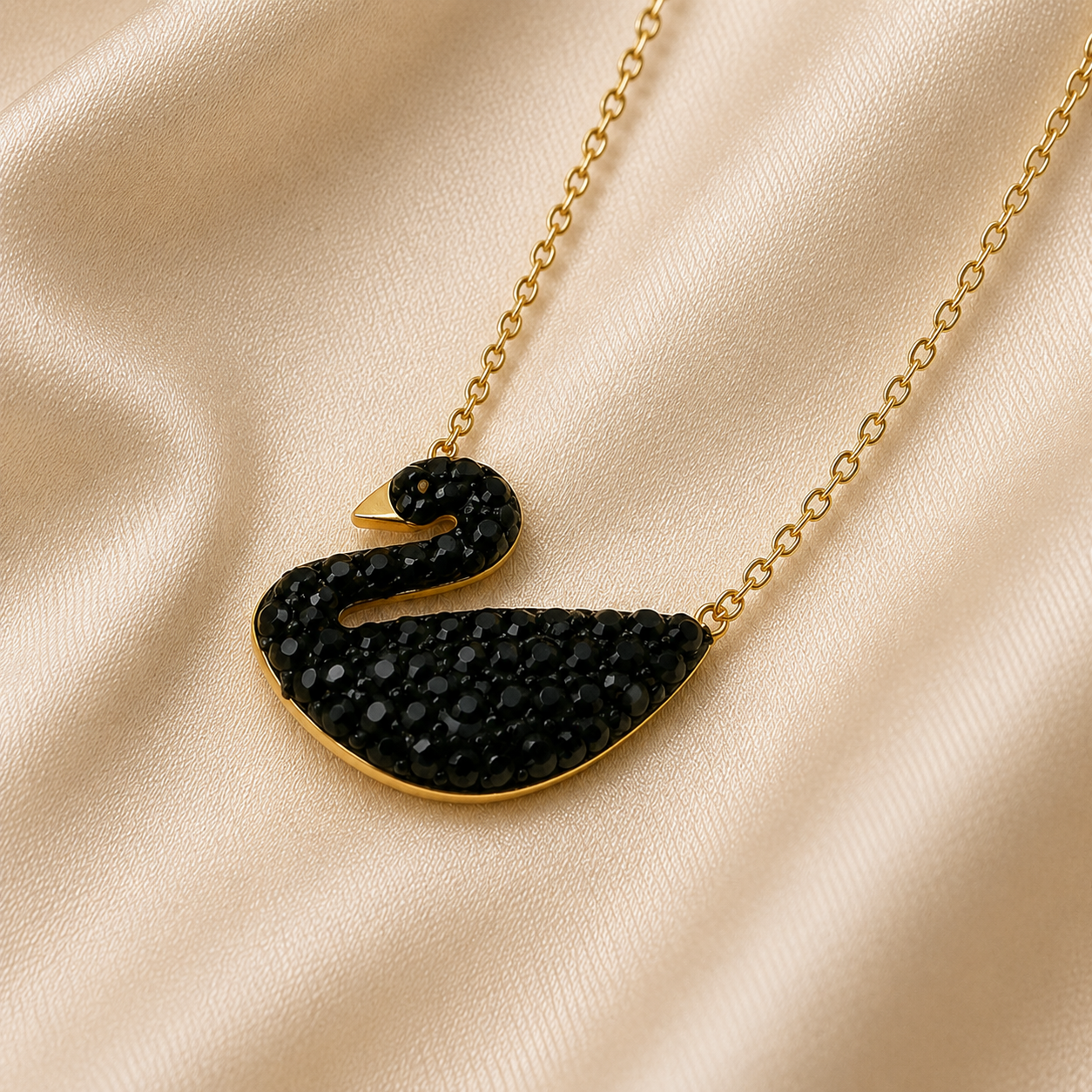 Swan Pendant Necklace