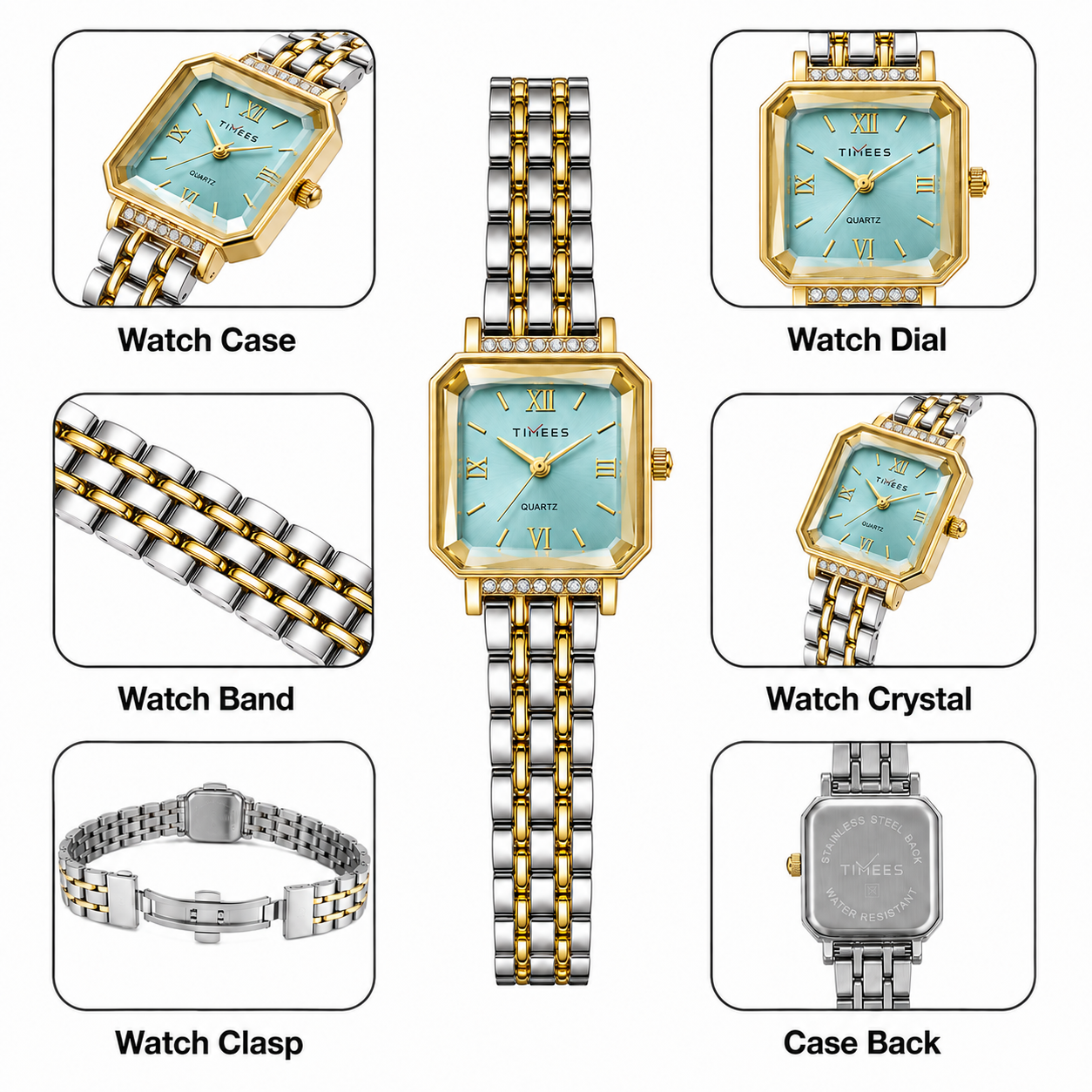 Aqua Roman Elegance Watch