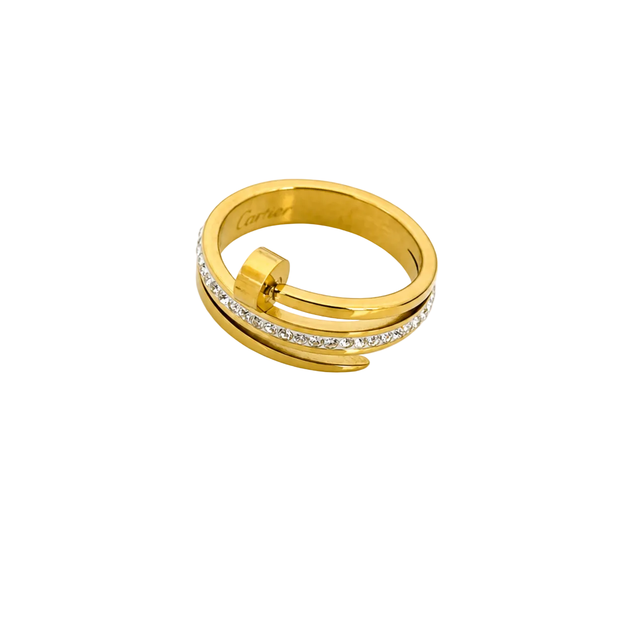 Crystal Nail Wrap Ring