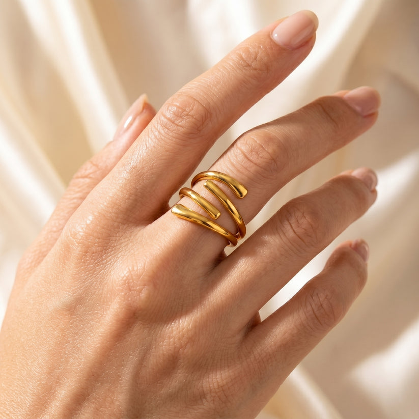 Double Layer Resizable Ring