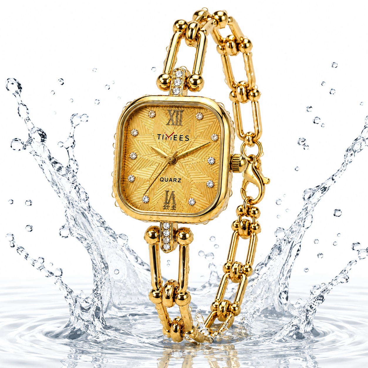 Crystal Link Luxe Watch