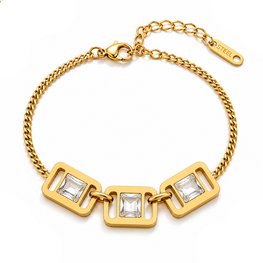 Crystal Buckle Bracelet