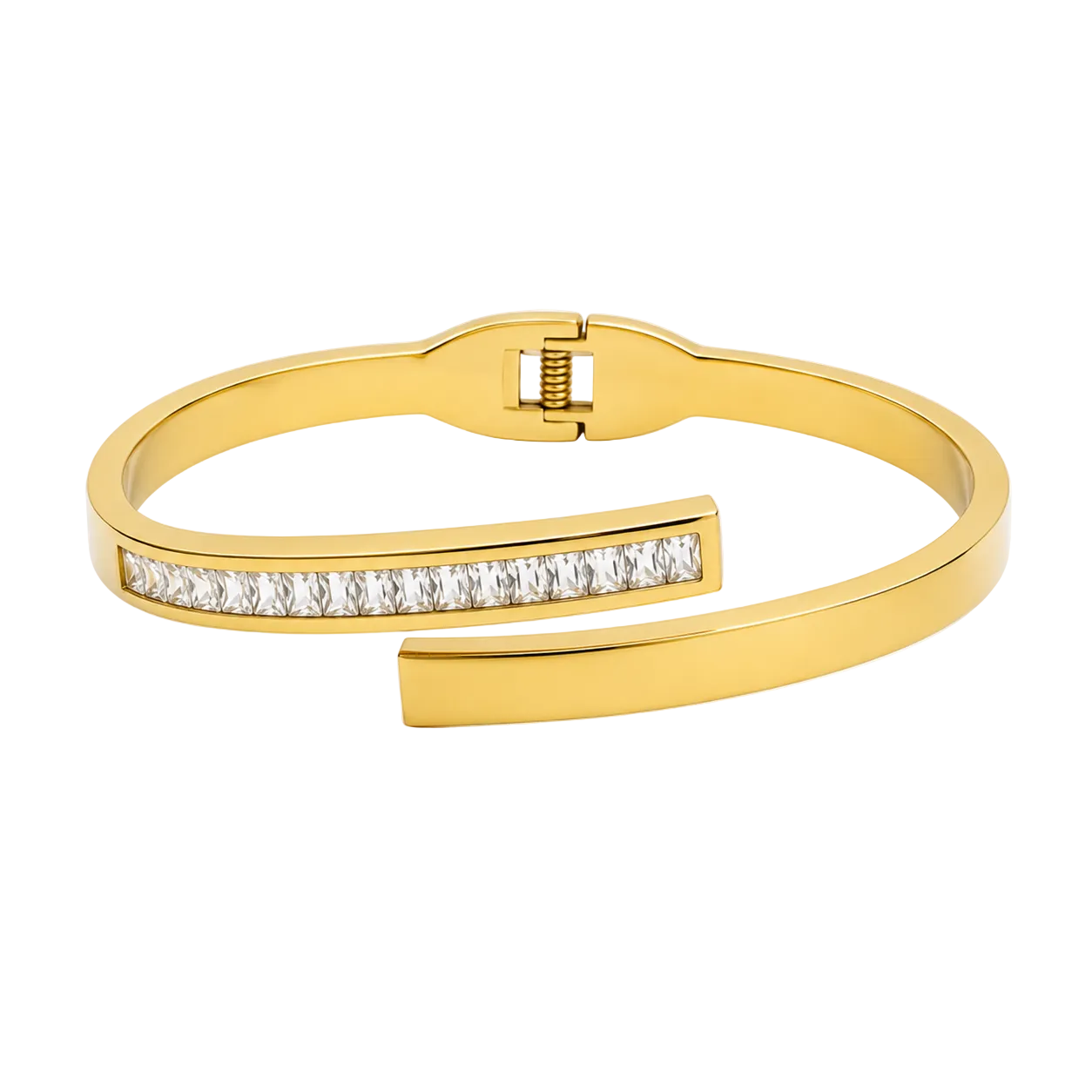 Crystal Open Cuff Bracelet