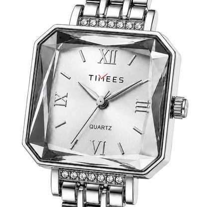 Faceted Square Bracelet Watch